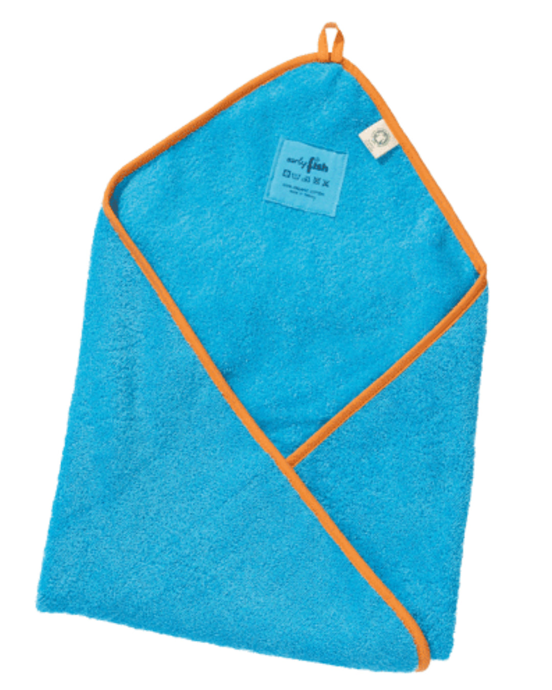 Kapuzen-Handtuch EARLY FISH blau