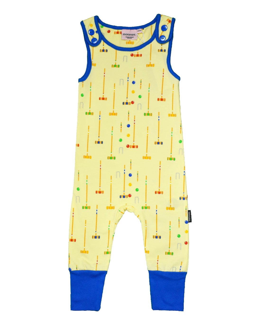 babystrampler mit croquel motiven aus biobaumwolle von moromini bei juicyfashion