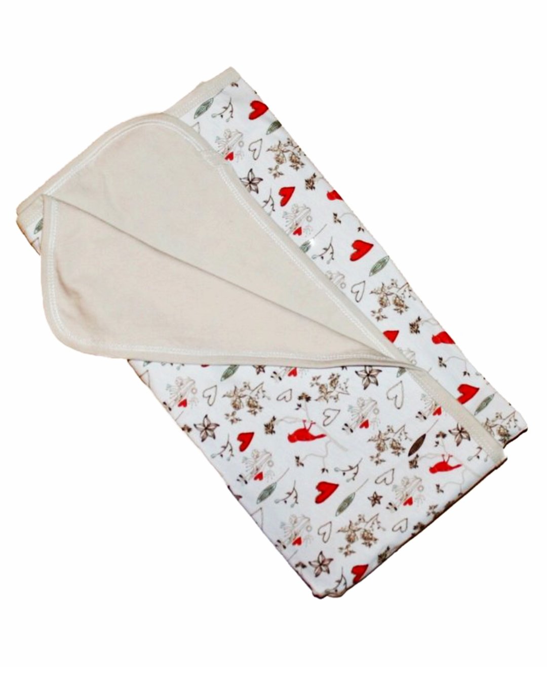 weiße babydecke birdlove aus biobaumwolle von milk&muffin bei juicyfashion