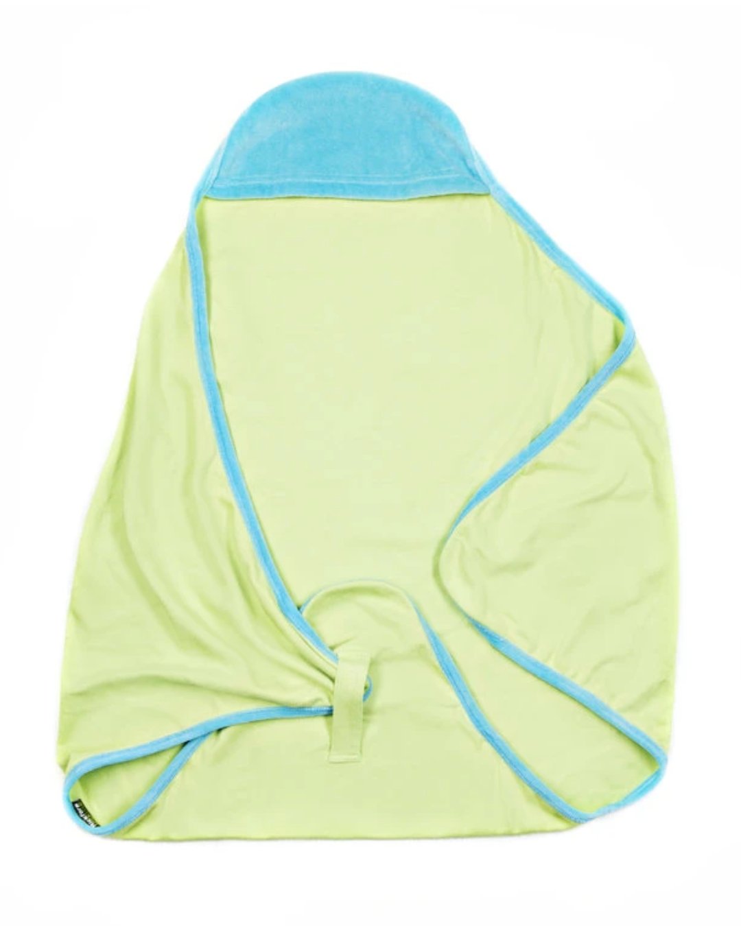 Puck Decke in grün aus weichem Bambus