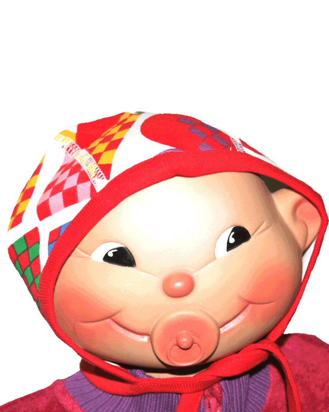 Puppe mit Babymütze von DUNS Sweden aus Biobaumwolle