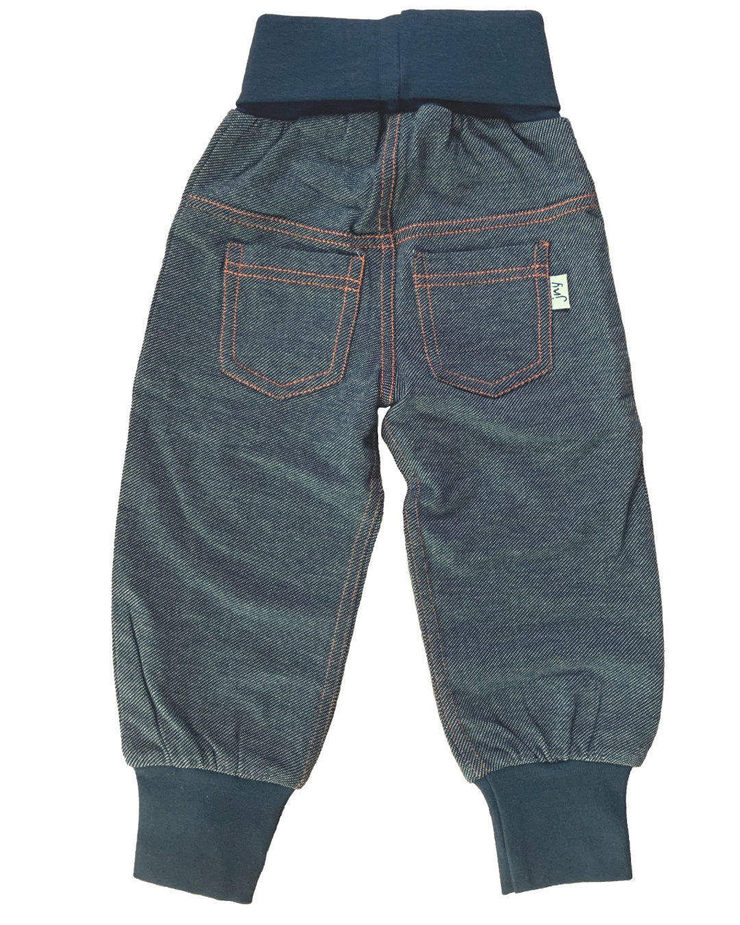 Baby Hose Jeans look aus Biobaumwolle