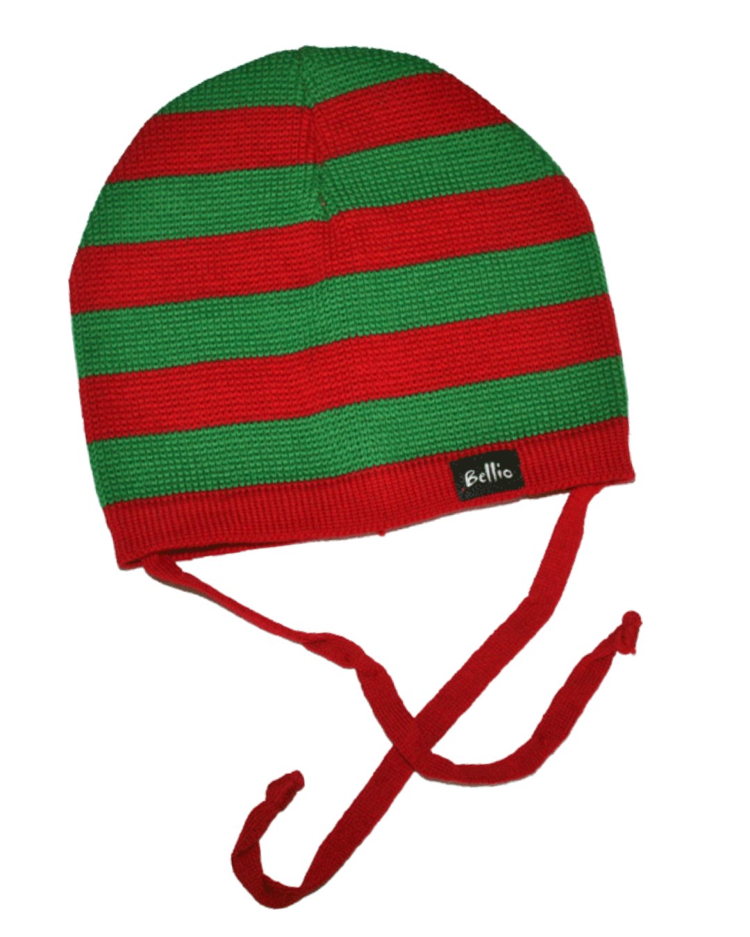 Strickmütze für Babys zum Binden aus Biobaumwolle