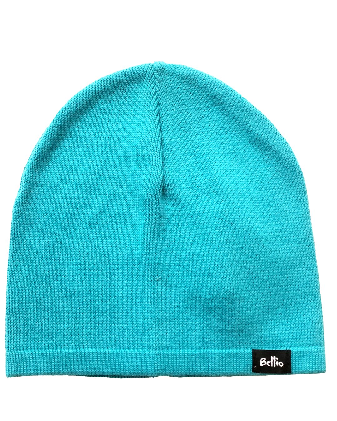 Hellblaue Strickmütze für Kinder aus Biobaumwolle