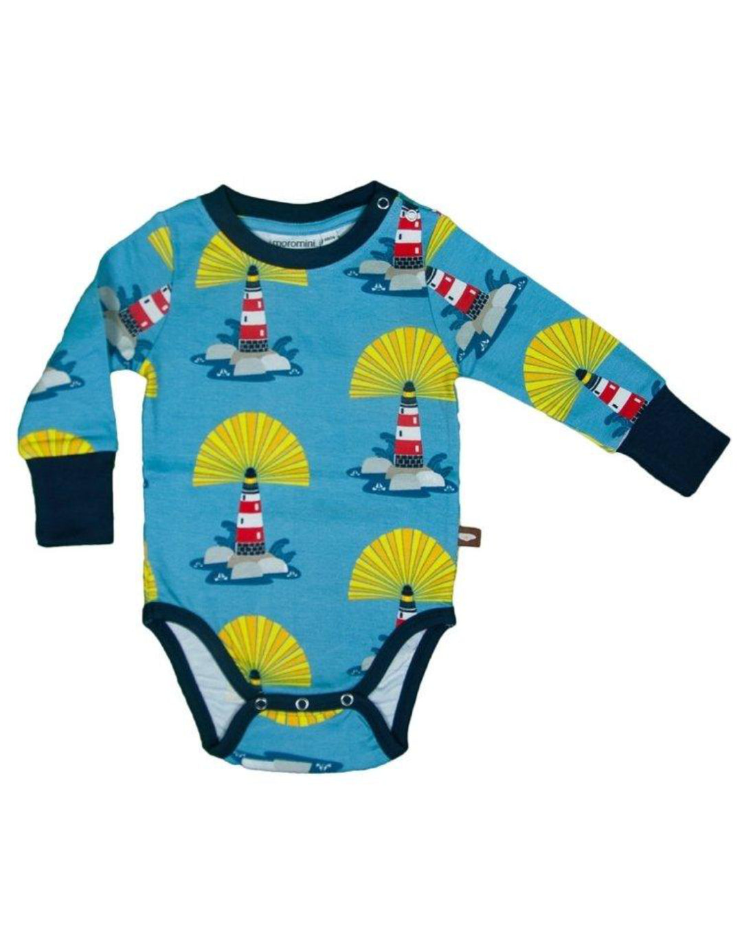 hellblauer Body mit Leuchttürmen von moromini