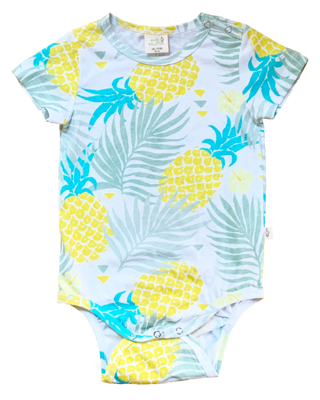 Body ANANAS für Babys aus Biobaumwolle