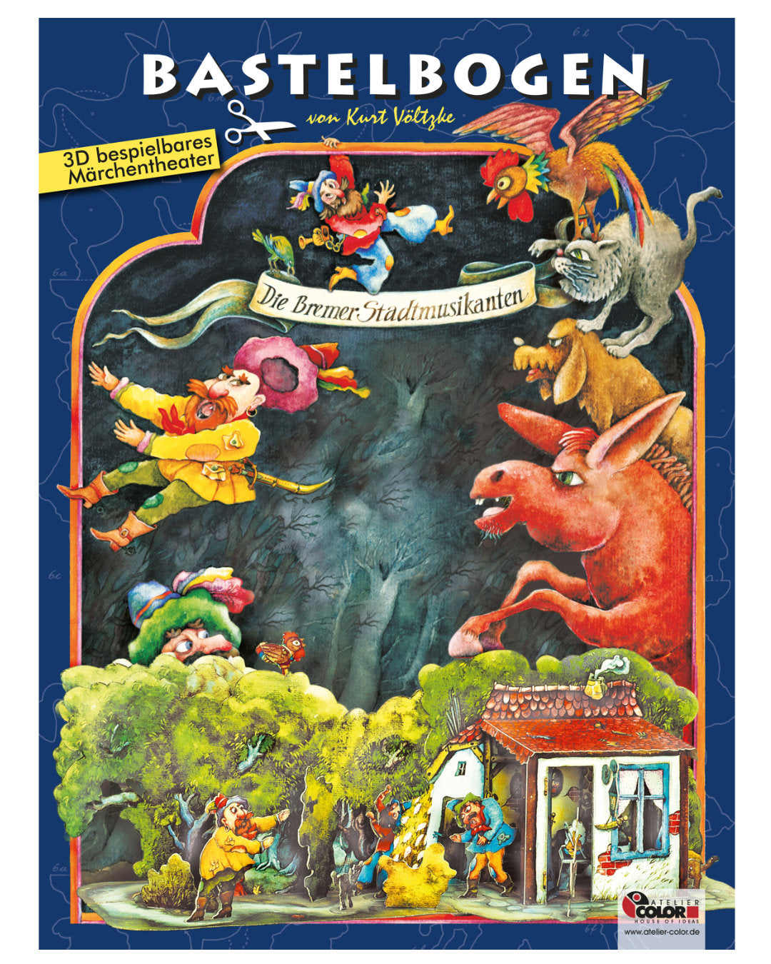Bastelbogen-Heft Die Bremer Stadtmusikanten bei Juicy Fashion