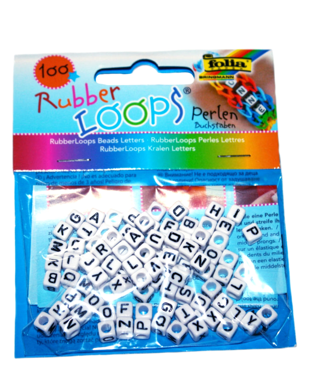 Rubber Loops Perlen BUCHSTABEN