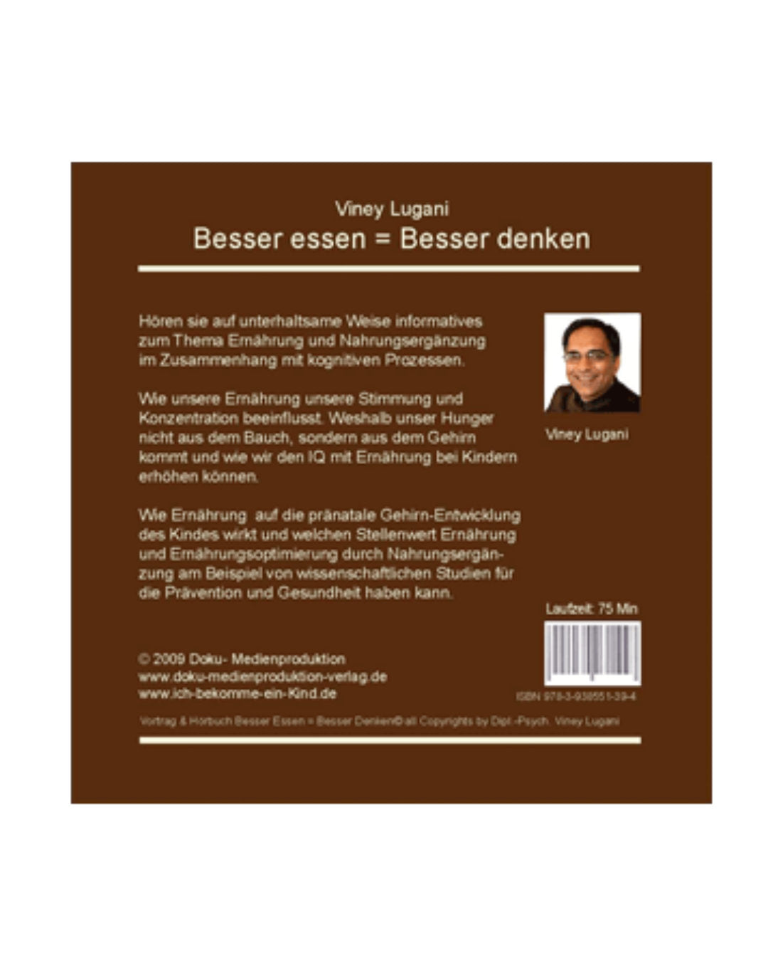 Cover CD Besser Essen ist gleich Besser Denken