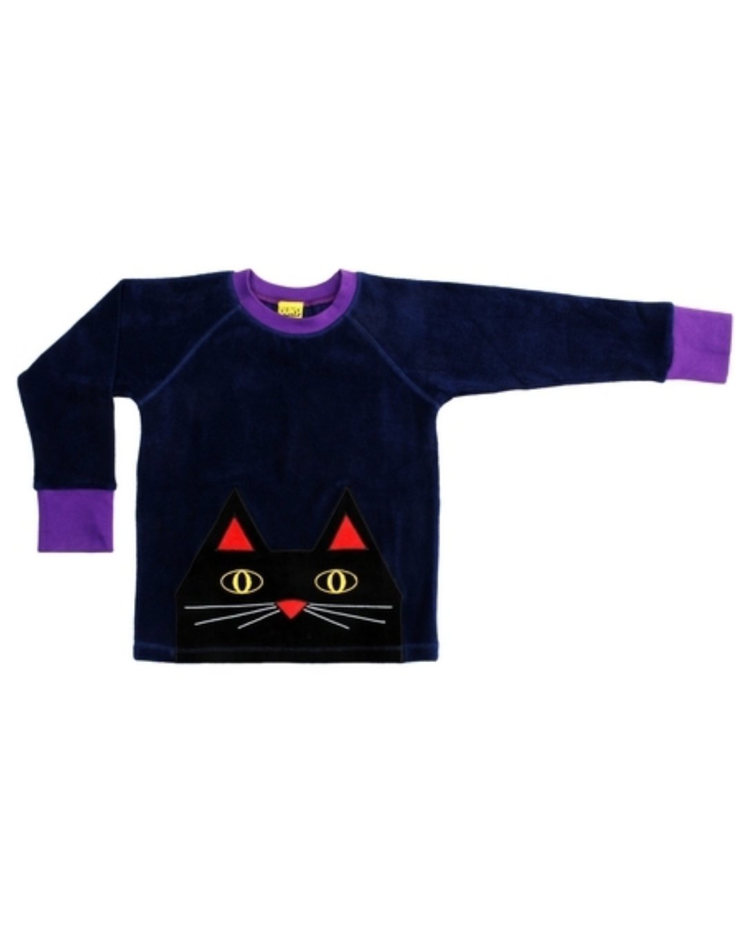 Frottee Shirt für Kinder aus Biobaumwolle mit Katze