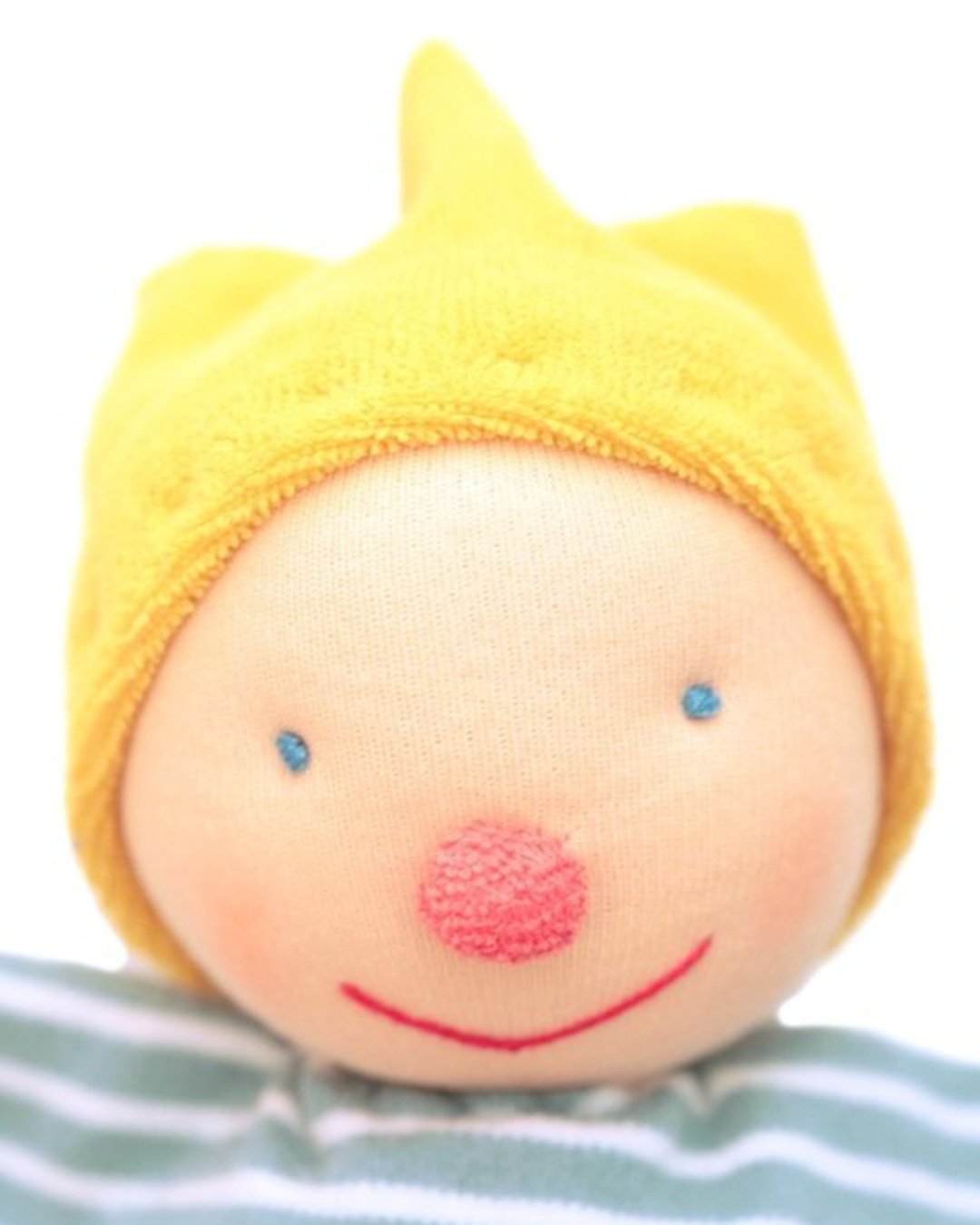 Schlenckerpuppe König Fröhlich aus Biobaumwolle von nanchen