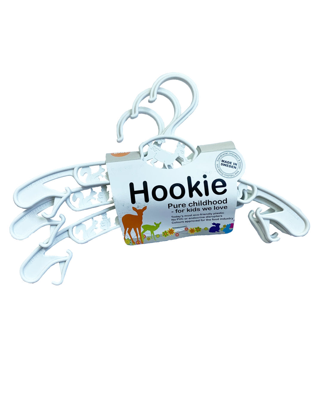 Weiße Kinderkleiderbügel Retro