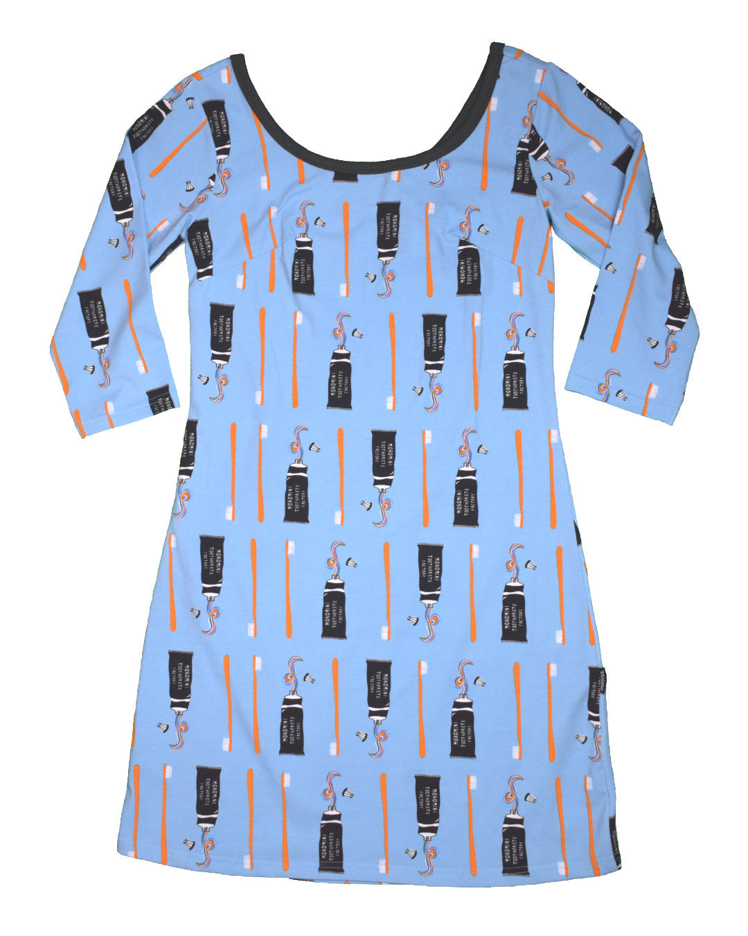 Kleid TOOTH PASTE FACTORY - Damen-moromini-Biobaumwolle