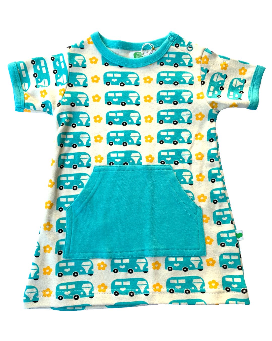 Kleid 70er BUS⎪Sture&Lisa aus Biobaumwolle
