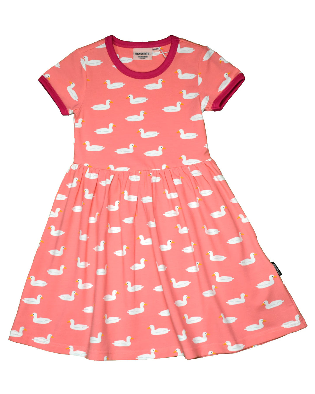 Kleid ENTENTEICH Rosa für kinder aus Biobaumwolle