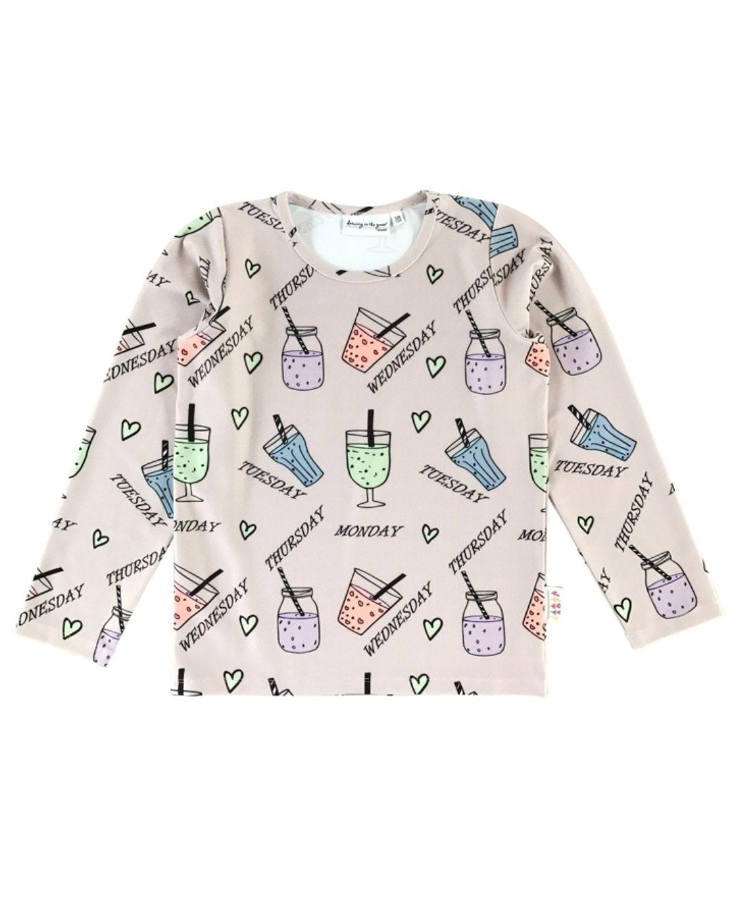 Langarm Shirt MY DAILY SMOOTHIE aus Biobaumwolle