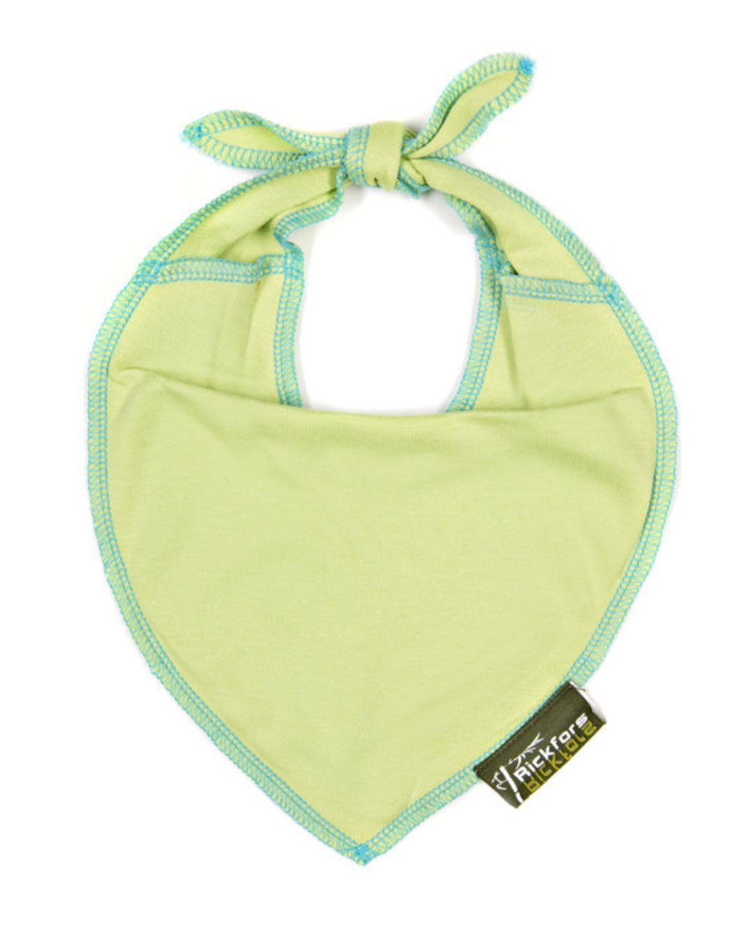 Grünes Lätzchen aus Bambusviskose, weich und angenehm zur Haut