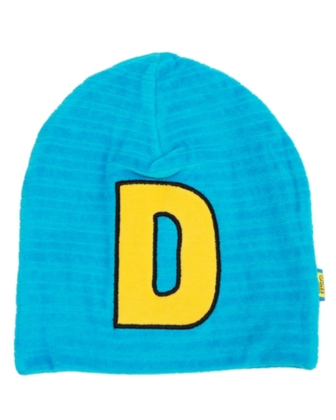 Hellblaue Beanie aus Biobaumwolle von DUNS Sweden