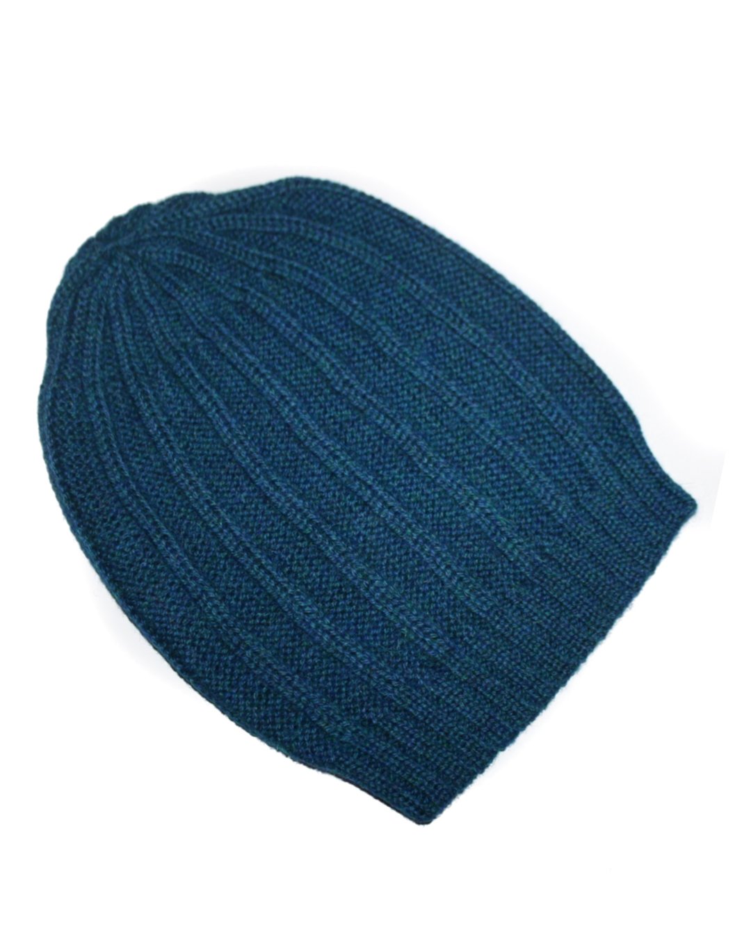 Strickmütze in blau