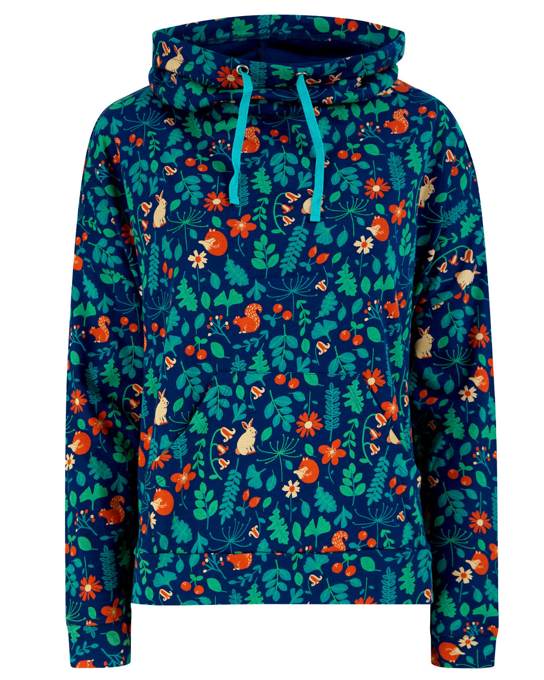 Shirt mit Blättern aus Biobaumwolle