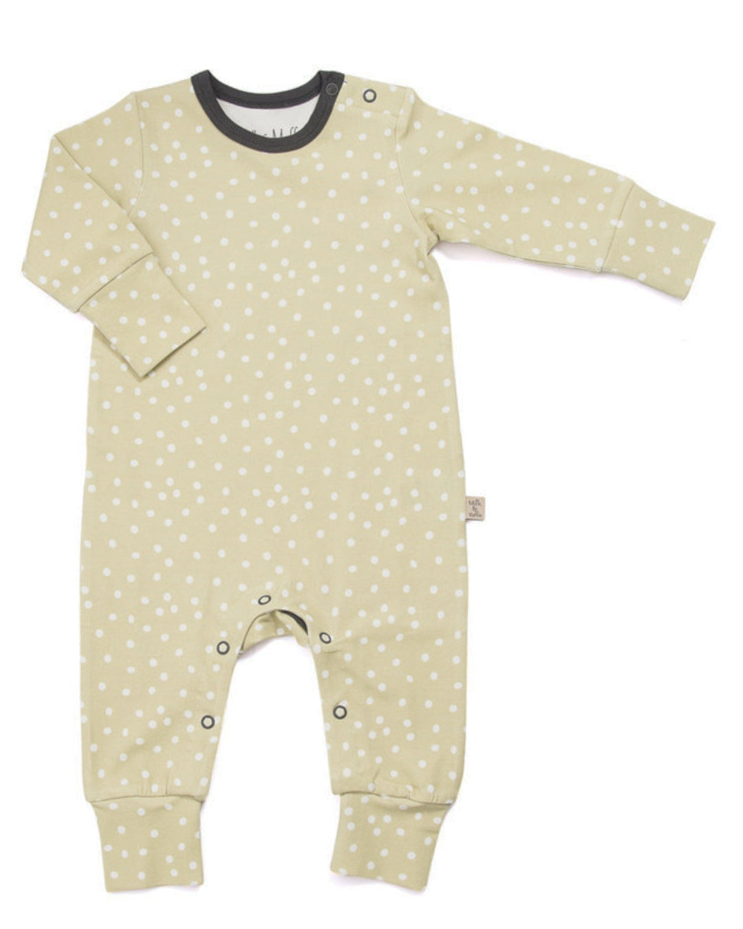 Overall mit weißen Punkten aus Biobaumwolle