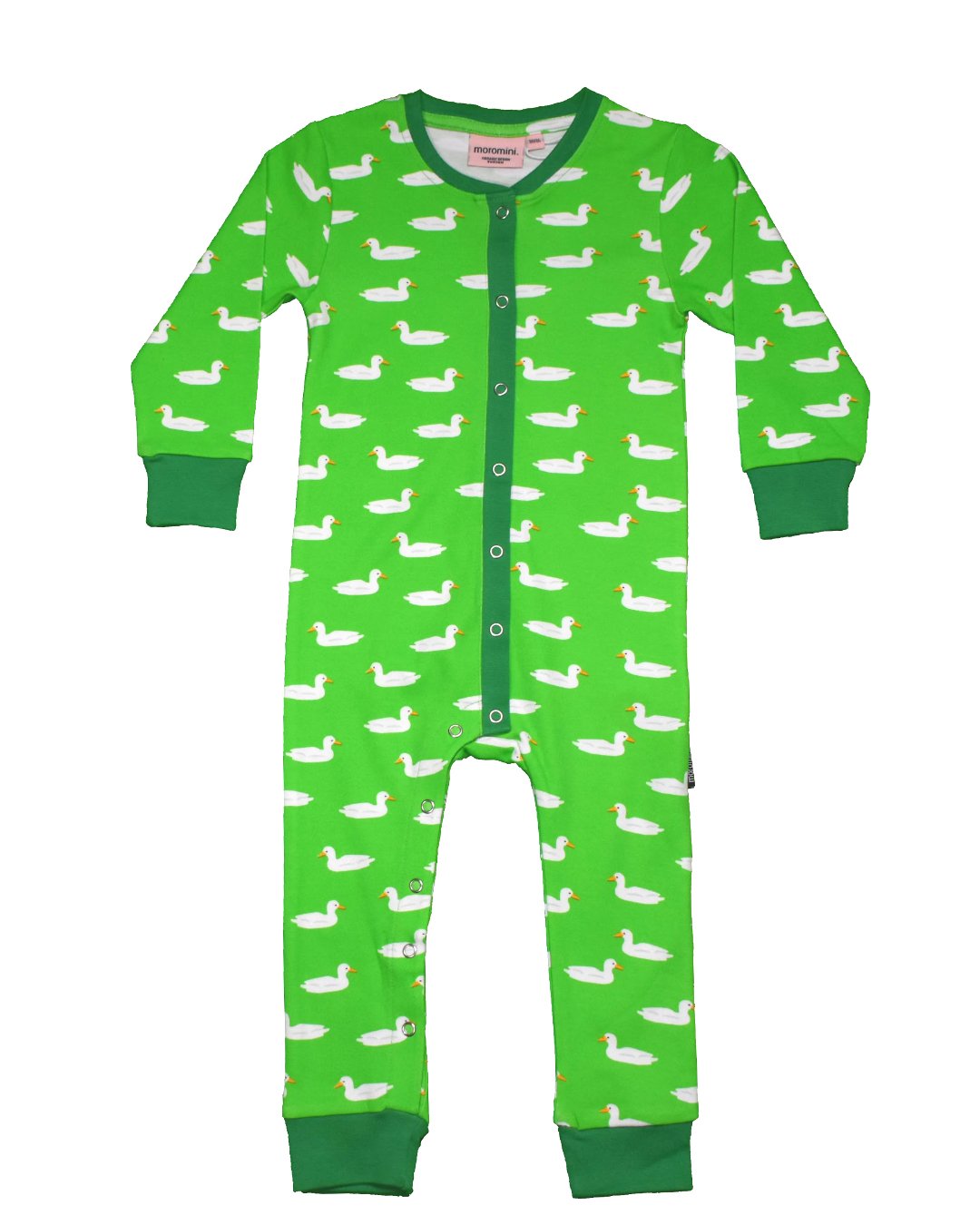 Pyjama ENTENTEICH in GRÜN aus Biobaumwolle von moromini