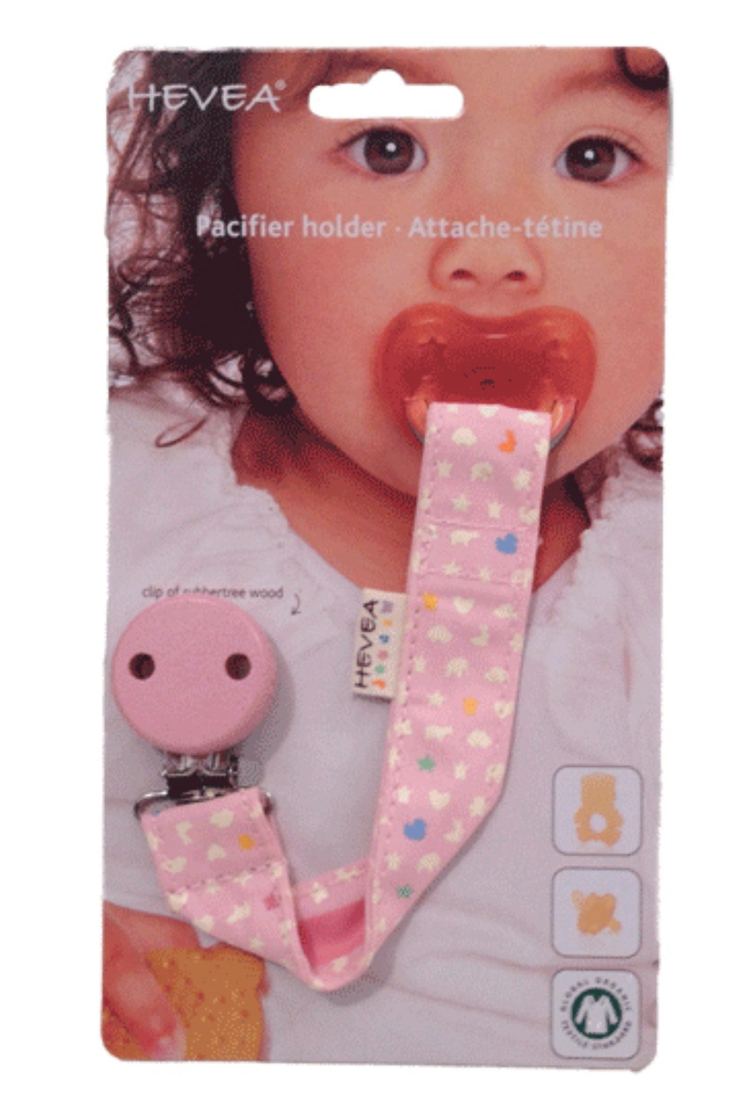 Schnullerband - rosa