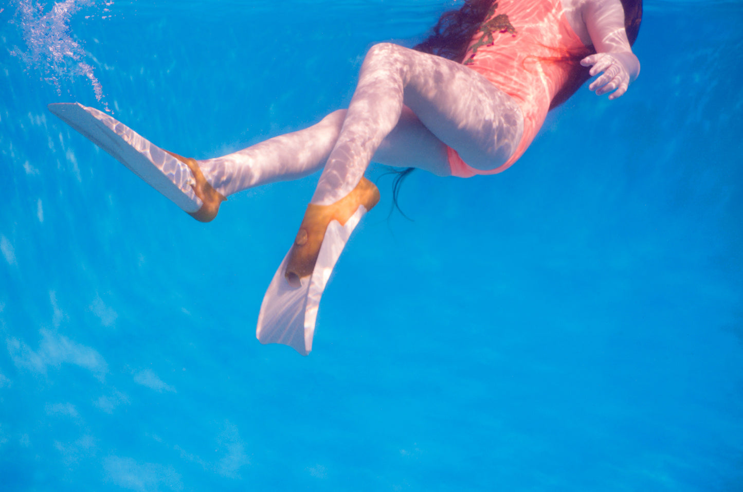 Schwimmflossen - Mottled Peach - HAVEA