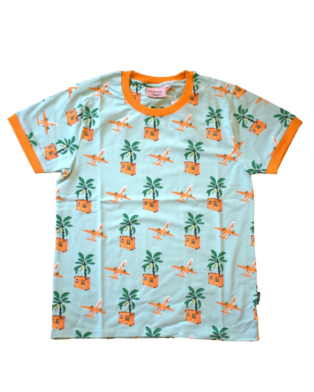 Herren T-Shirt mit Reise Motiven aus Biobaumwolle von moromini