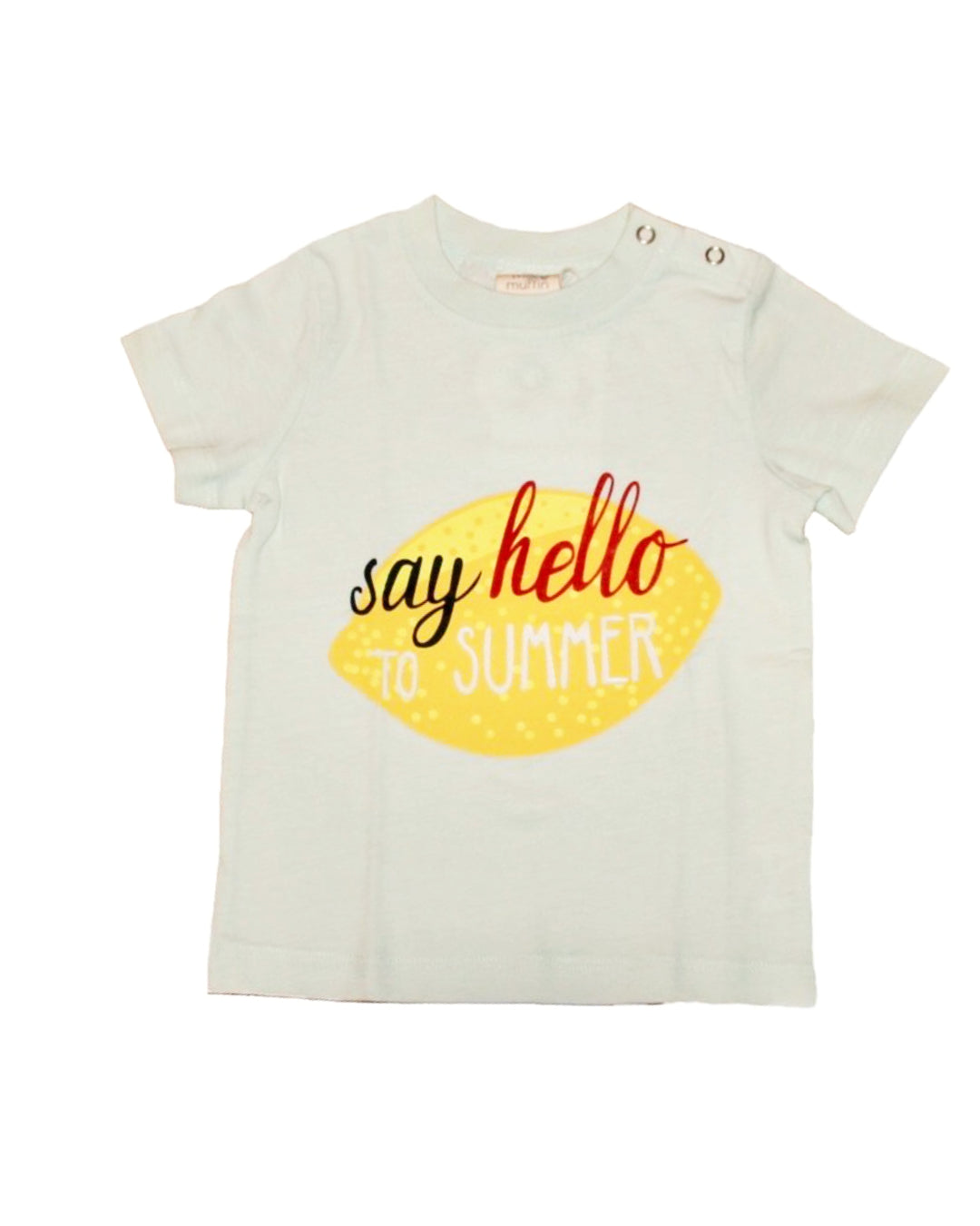 T-Shirt say hello to summer aus Biobaumwolle