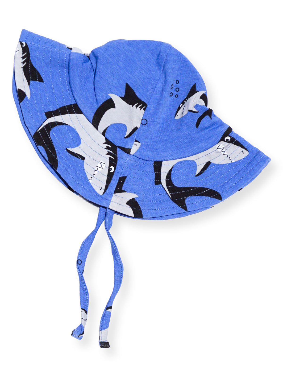 Sonnenmütze LARRY THE SHARK aus Biobaumwolle