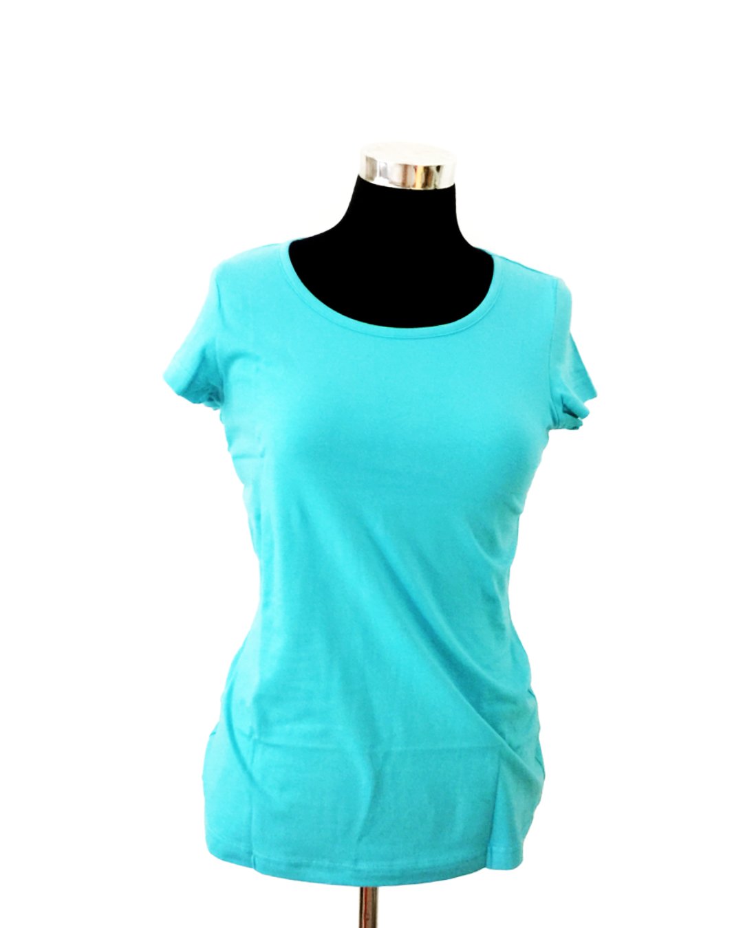 T-Shirt für Damen in Türkis von DUNS Sweden aus Biobaumwolle