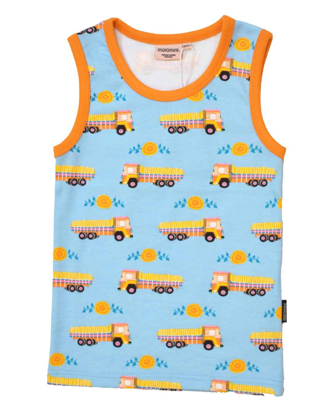 Tank Top hellblau mit HONK Print aus Biobaumwolle von moromini