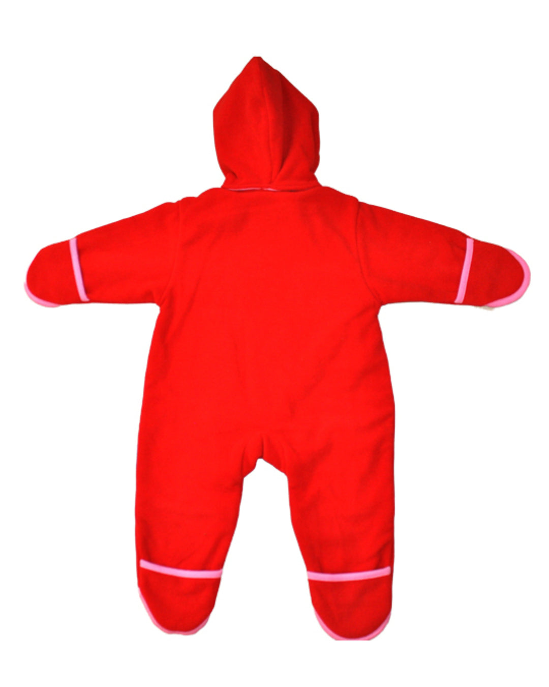 Roter Fleece Overall für Babys mit kleinem Fuchs