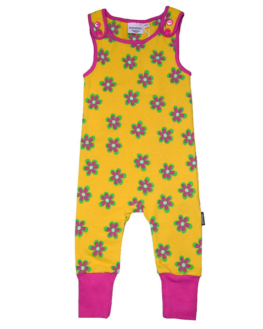babystrampler mit blumen von moromini aus biobaumwolle bei juicyfashion 