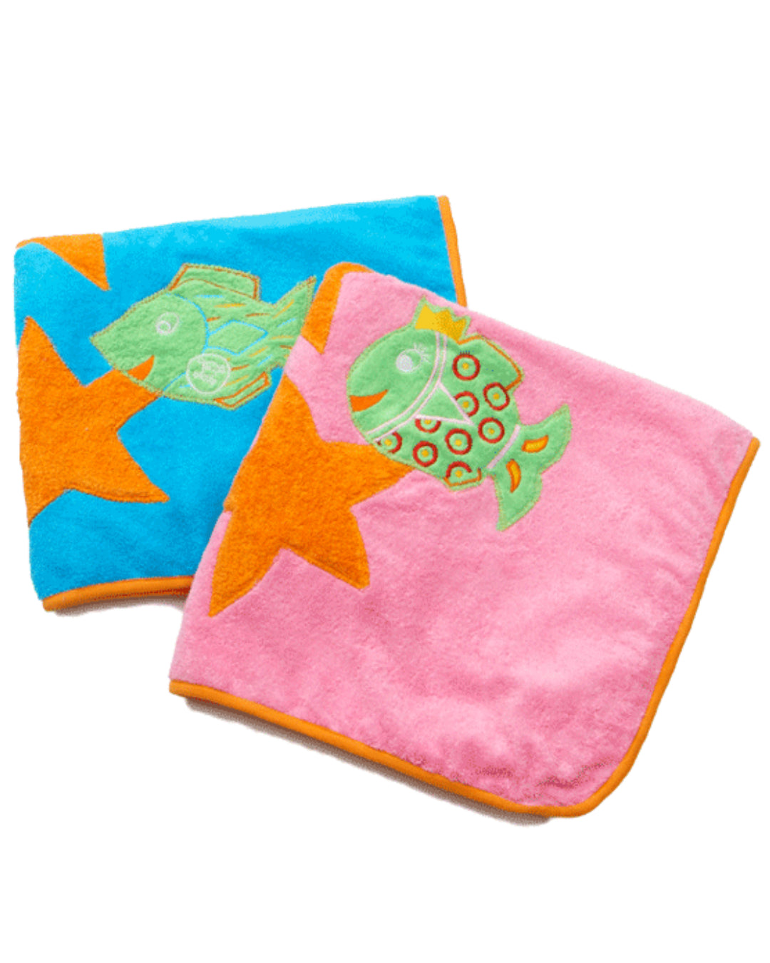 Rosa Bade Handtuch Seestern aus Biobaumwolle