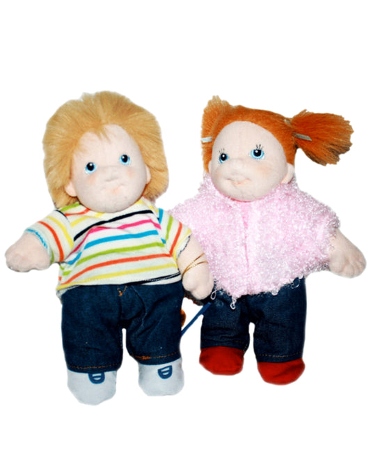 Biegepuppen Bruder & Schwester von Joyk - Waldorfpädagogik