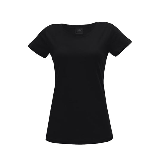 Schwarzes T-Shirt von MELAWEAR aus Biobaumwolle 