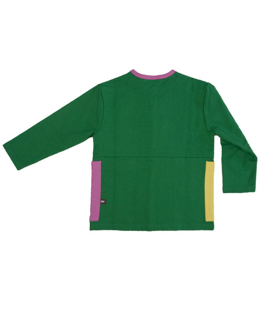 grüne Jacke Rückansicht von moromini für Kinder
