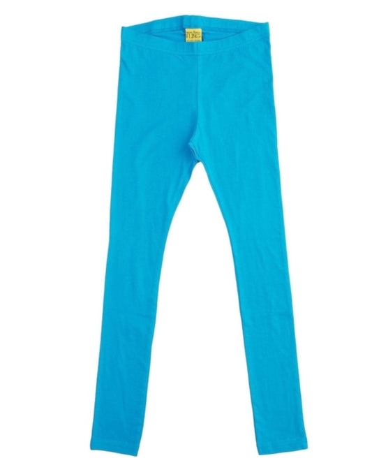 Leggings in Blau von DUNS Sweden aus Biobaumwolle für Kinder
