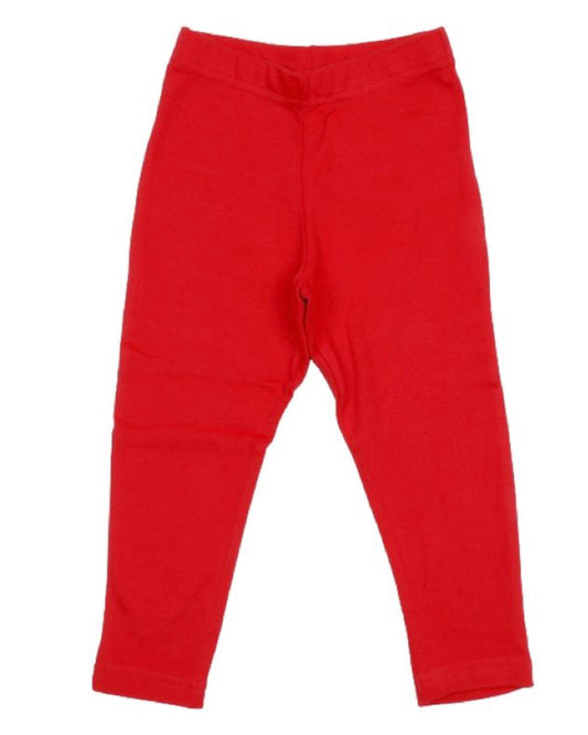 Rote Leggings aus Biobaumwolle von DUNS Sweden