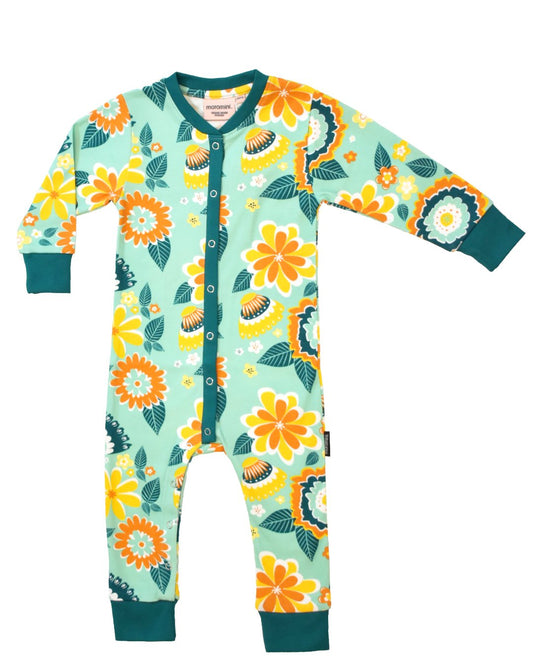 BabyOverall mit BlumenPrint aus Biobaumwolle von moromini