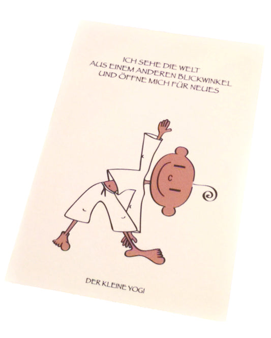 Postkarte DAS DREIECK - der kleine Yogi 