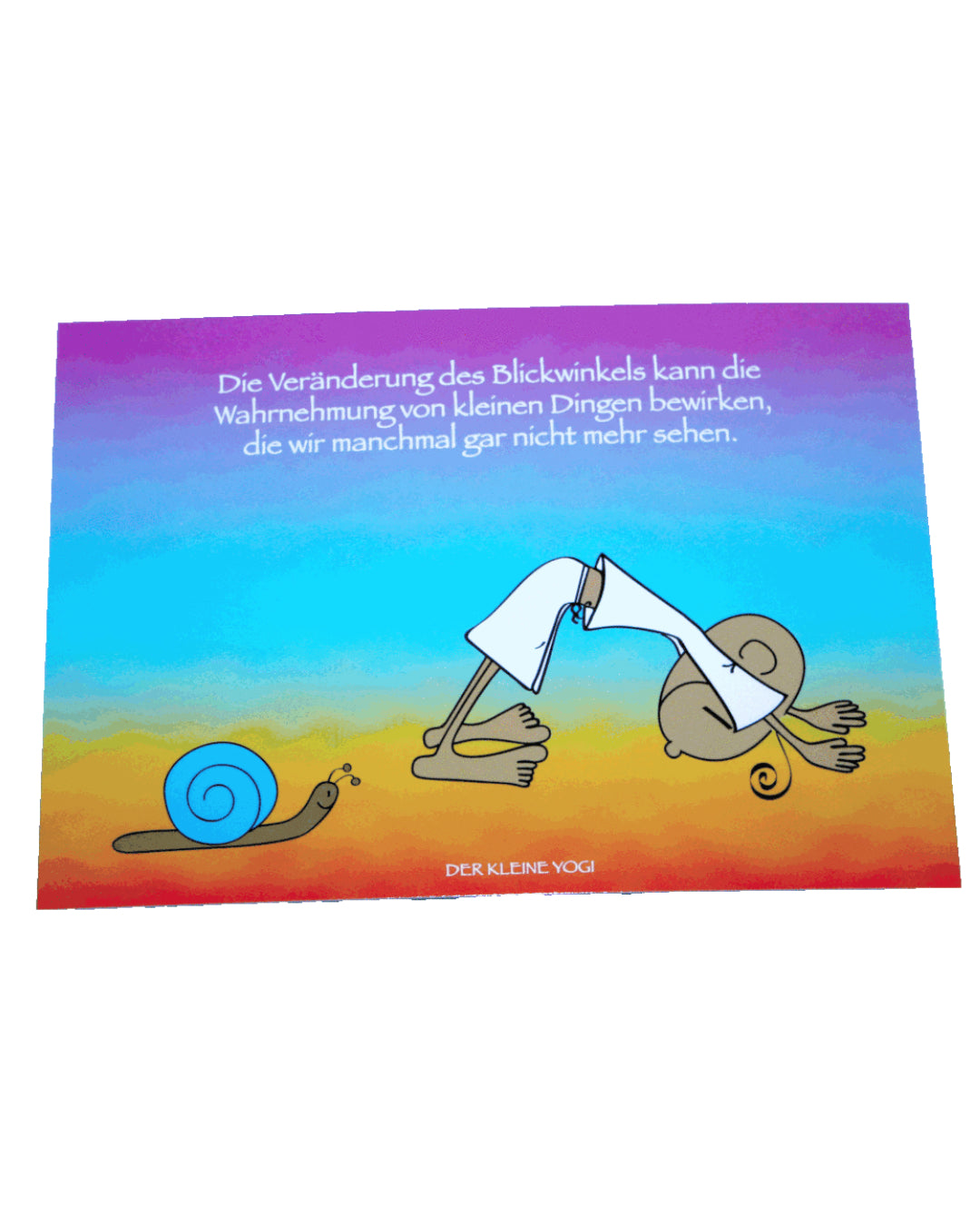 Postkarte WAHRNEHMUNG - Der Kleine Yogi - 