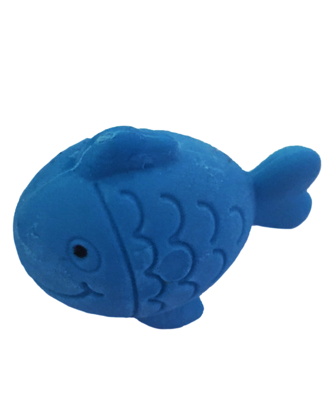 Blauer Radierer in Fisch Form