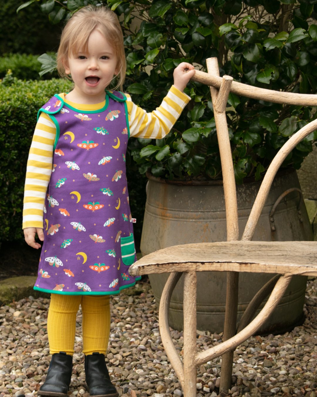 Kleid für Kinder aus Biobaumwolle von piccalilly