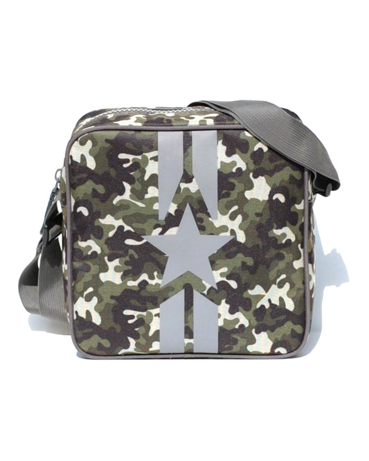 Schultertasche CAMOUFLAGE Square bei Juicy Fashion