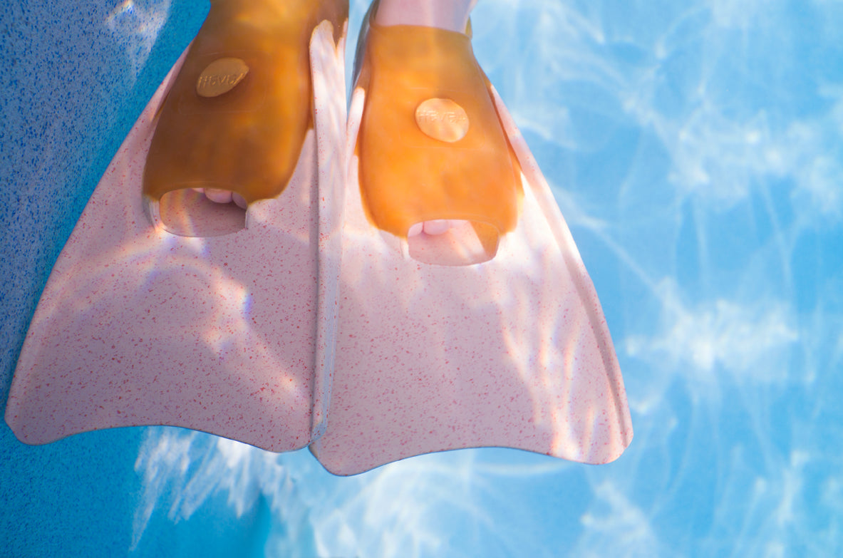 Schwimmflossen - Mottled Peach - Pool Spass
