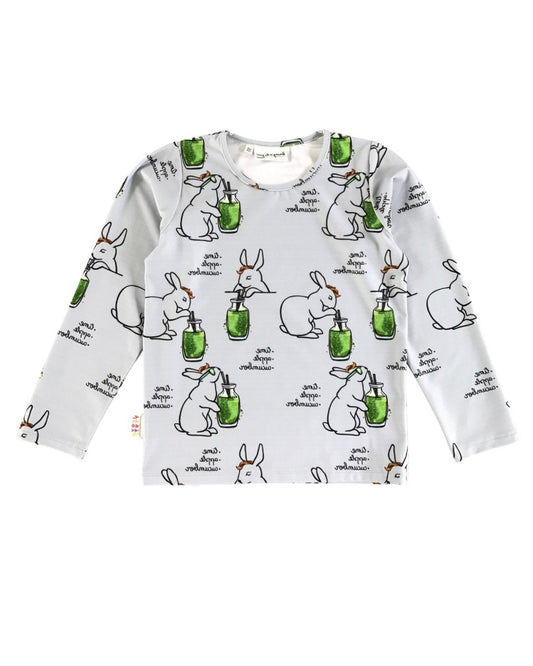Shirt COOL BUNNY aus Biobaumwolle für Kinder 