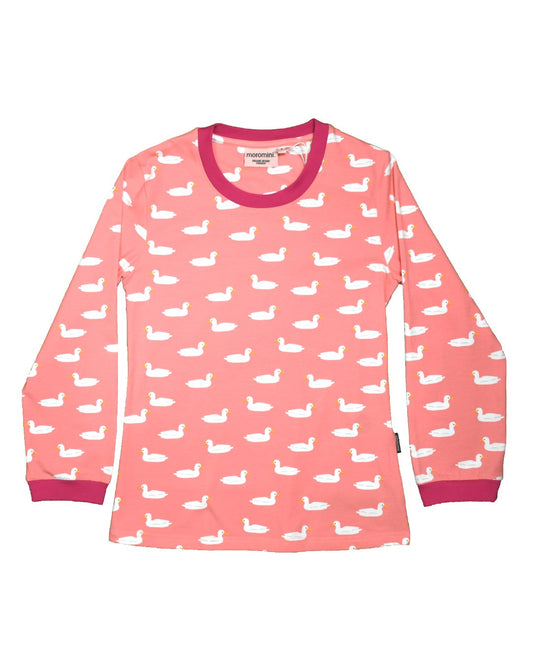 Shirt ENTENTEICH für Damen von moromini  in rosa aus Biobaumwolle 